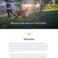Image of website Pet Wonderland VT