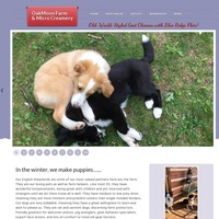 Image of website OakMoon Farm and Creamery