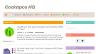 Image of website Cockapoo HQ